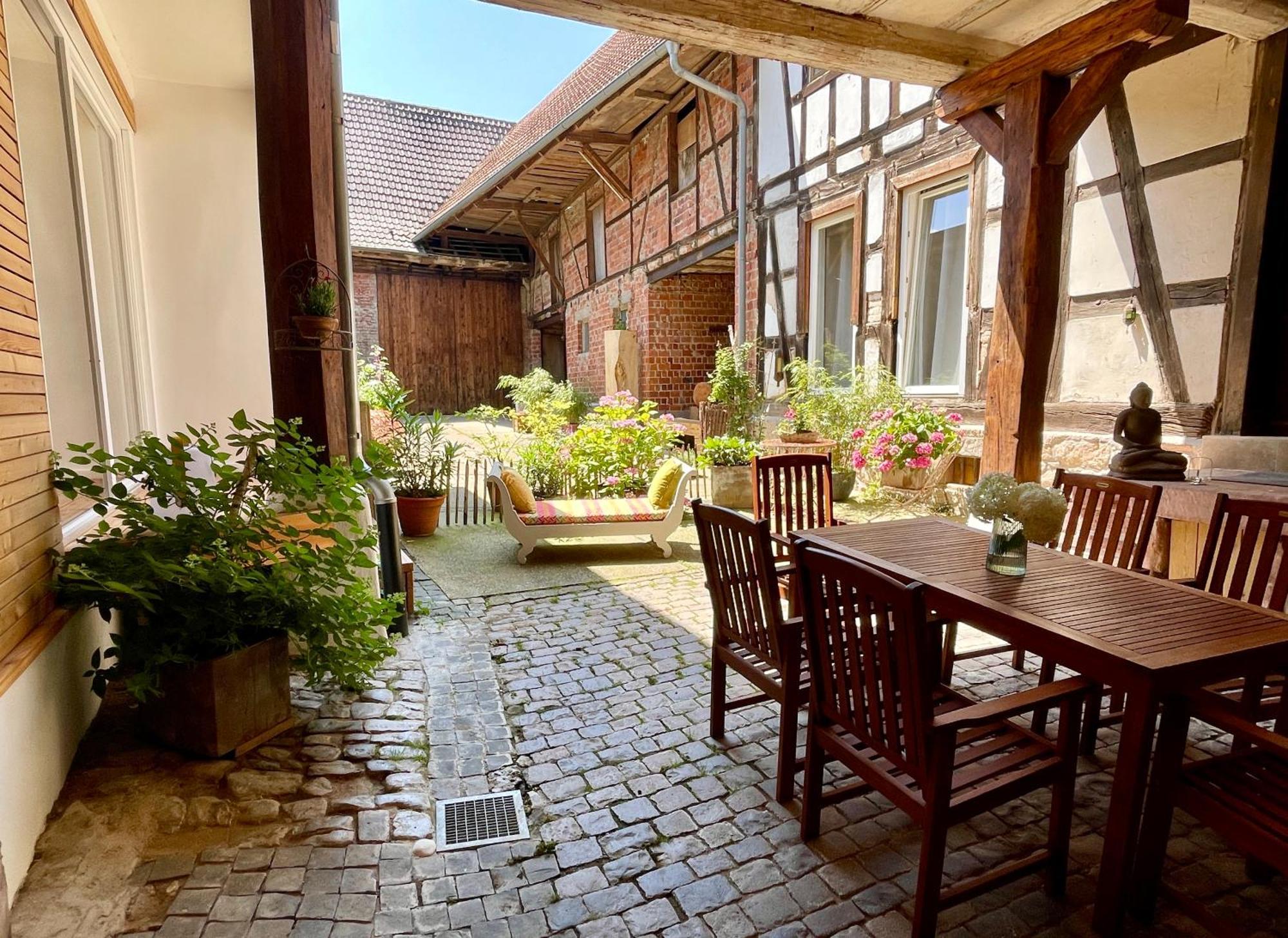 Auszeit - Historisches Ferienhaus In Der Suedpfalz Dierbach Esterno foto