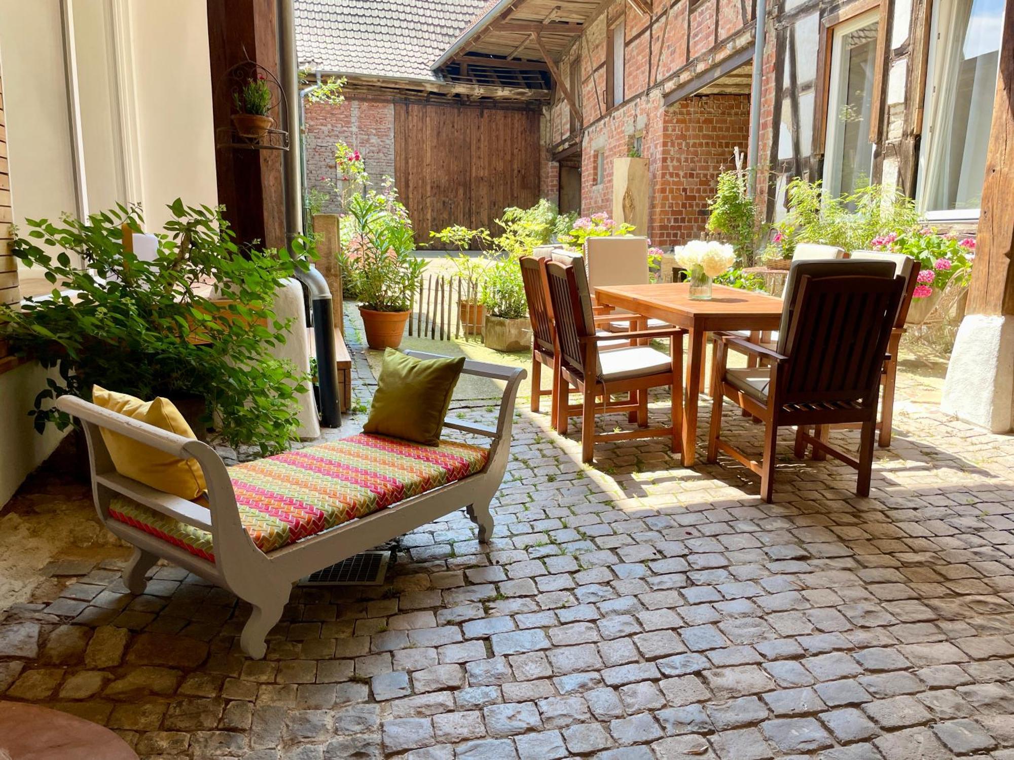 Auszeit - Historisches Ferienhaus In Der Suedpfalz Dierbach Esterno foto